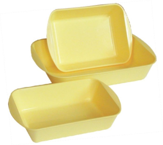 Miska 3díl.sada obalovací, plast