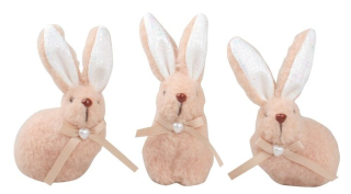 Dekorace ZAJÍČEK na kolíčku, 11cm