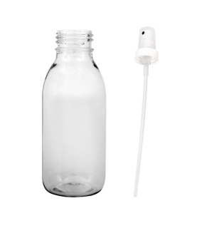 Rozprašovač 0,125l (125ml), typ B, hr.28mm, čirý PET plast