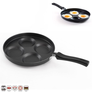 Lívanečník d25cm, 4 oka, nepřilnavý povrch 