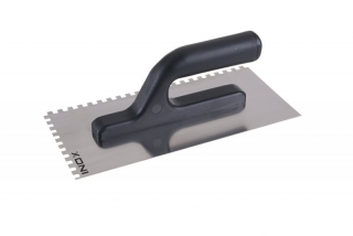 Hladítko INOX 270x125mm zub e6