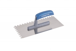 Hladítko FESTA nerez dřevěná rukojeť 280x130mm zub e8