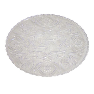 Podnos d30cm EVA, KRYSTAL, brus, plast