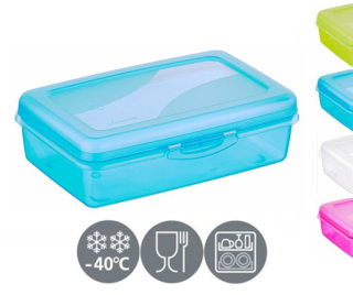 Box 0,60l svačina malý 14,5x9,5x5,5cm,klick, plast