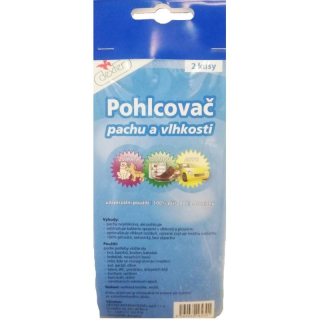 Pohlcovač pachů 2x25g, vlhkosti DEXTER 75x130x6mm