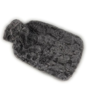 Termofor 2,0l, obal tm. šedý plyš