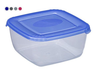 Box 0,95l, čtverc. POLAR, 14,5x14,5x 7,1cm, plast