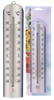 Teploměr univ. 27,5cm, -40°C+50°C, plast