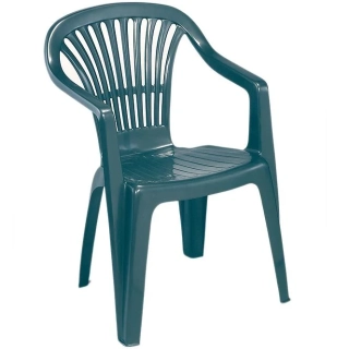 Plastová židle nízká SCILLA, zelená