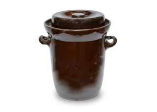 Keramický zelák 25L + víko (27,5/29,5cm), KOLOMAZNÍK ZÁBŘEH 