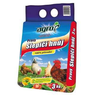 AGRO Slepičí hnůj 3kg