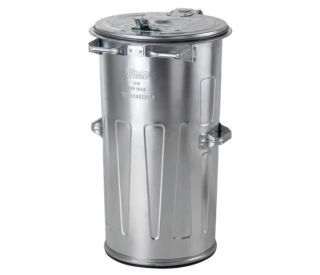 Pozinkovaná popelnice MEVA, 110L