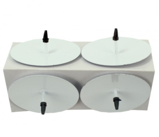 Bodec- 4ks-d55mm-černý do adventního věnce, kov