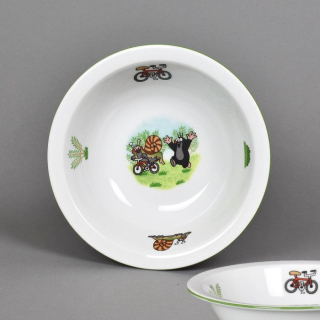 Miska d16cm KRTEK a šneček, 2967700, zel.linka, čes.porcelán