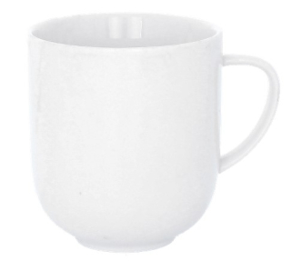 Hrnek 500ml, KLASIK, bílý porcelán