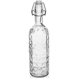 Láhev 1,1l ELA, patent.uzávěr CLIP, sklo *PO r.2026