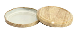 Víčko TWIST  58-10ks-im.DŘEVO