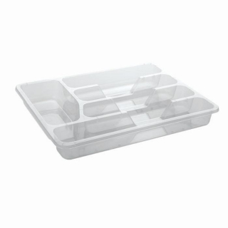 Příborník 34x27cm, 5přihrád., plný, transp.plast