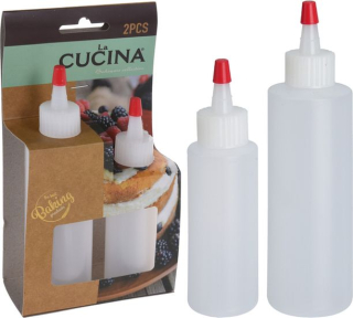 Zdobička láhev 2kusy, ml/ ml CUCINA, plast