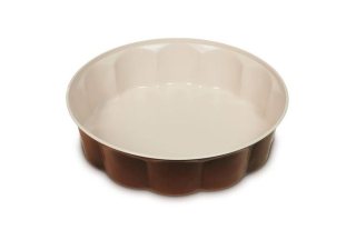 Forma koláč d26cm Fiorella, v. 6,8cm, CHOCO, nepřilnavý plech