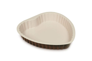 Forma srdce 25x4,4cm, CHOCO, nepřilnavý plech