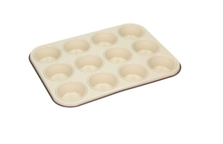 Forma MUFFINY 12ks, CHOCO, 36x27cm, nepřilnavý plech