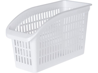 Košík-organizér x x cm, bílý, plast