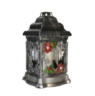 Svíčka LAMPA hřbitovní 100g, 26cm, sklo/plast