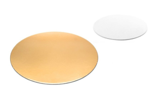 Podložka d26cm zlatá+papír dortová