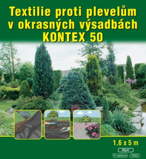 Text.netk.1,6x 5m ČERNÁ mulčovací