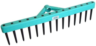 Hrábě s vyměnitelnými kolíky 45x11cm