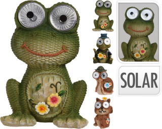 Svítilna solární ZVÍŘÁTKA 17cm, 4druhy