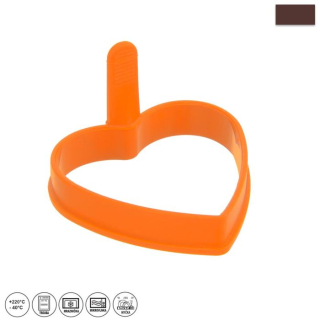 Forma SRDCE lívance/volská oka, 9,5x9x2,1cm, silikon