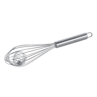 Metla 26,5cm šlehací nerezová s kuličkou