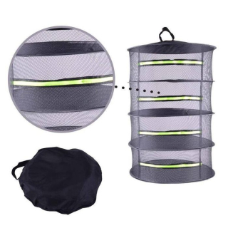 Sušák d58cm, 4patra, na ovoce, houby, SVELER, textil