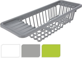 Odkapávač nádobí 45x16x10cm na dřez, 3barvy, plast