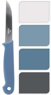 Nůž cm-4ks, kuch., 4barvy, v blistru, NR/plast