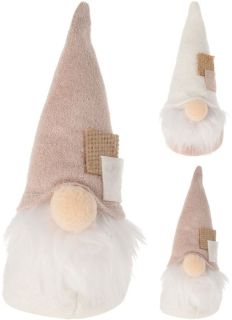 SKŘÍTEK 16cm, sedící, 2druhy, textilní