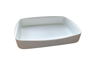 Mísa 36x29x6,0cm, LEGIO hladká, zapék.,bílý čs.porcelán