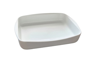 Mísa 33x24x5,0cm, LEGIO hladká, zapék.,bílý čs.porcelán