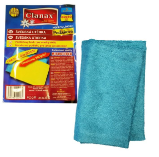 Utěrka švédská 60x50 260g/m2, podlah.CLANAX mikrovl.