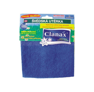 Utěrka 1ks švéd. 205g 30x30cm Mikrovl.CLANAX