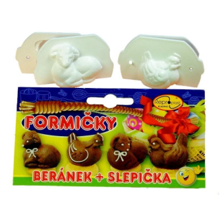 Formička Beránek+slepička, úlek, plast