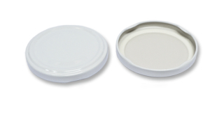 Víčko TWIST  82-10ks bílé+zlaté, na sklenice 720ml