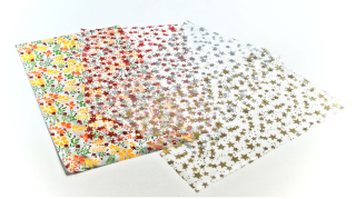 Sáček 15x25cm, 1strana průhledný, dárkový