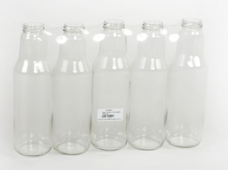 Láhev 0,75l SOK šroubení, TO43, sklo (5ks)