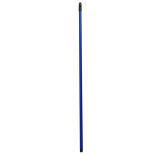 Hůl 120cm MODRÁ, hr.závit, kov/plast