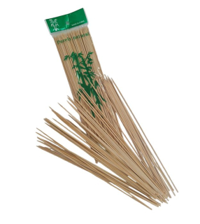 špejle 30cm, 100ks, hrocené, balené, bambus