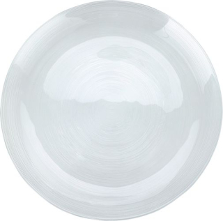 Talíř d28cm, matné sklo