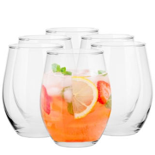 Sklen. 625ml, 4ks, SOFIA, TREND, voda